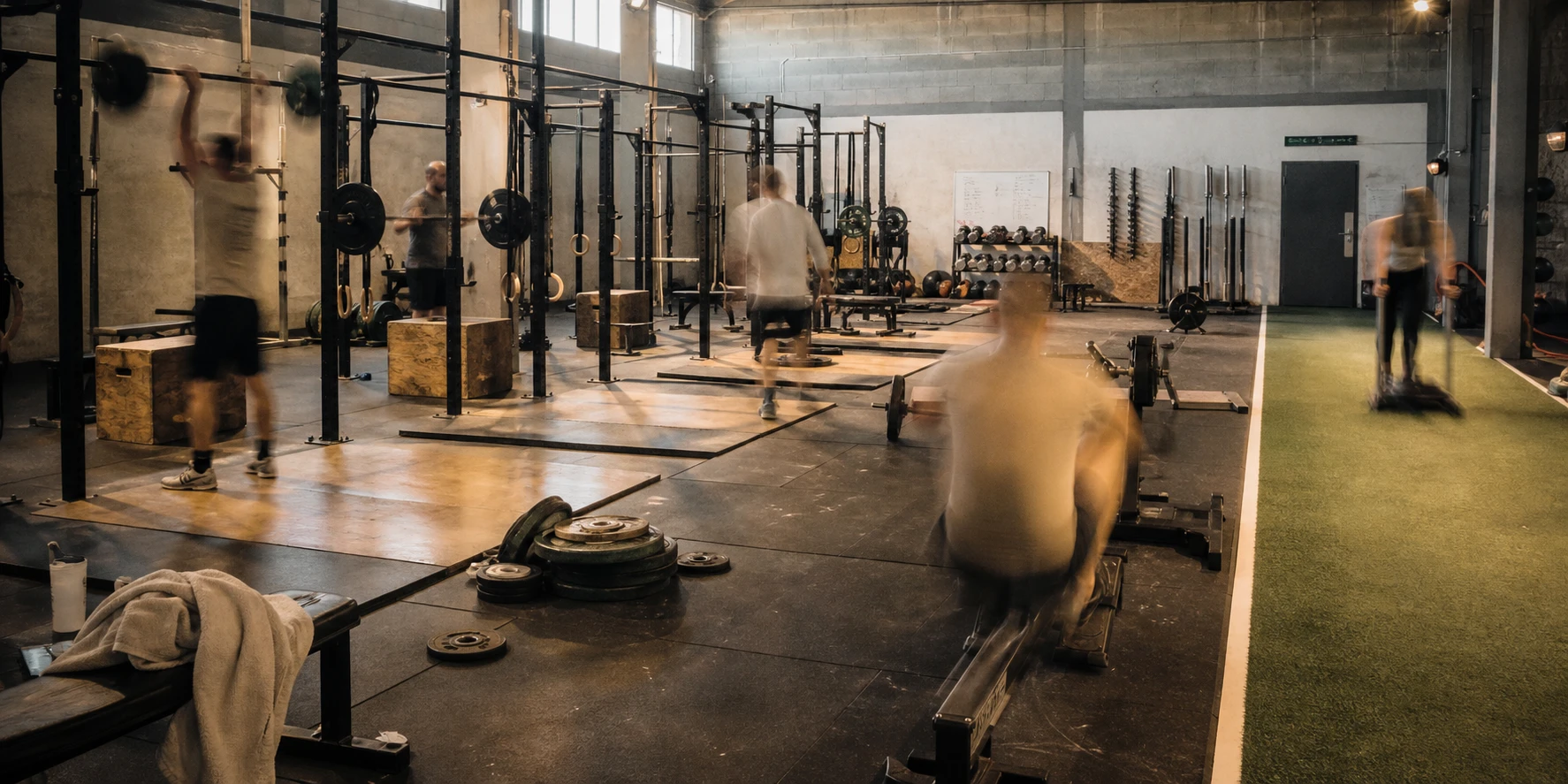 El espacio de entrenamiento de Tactical S&C en uso